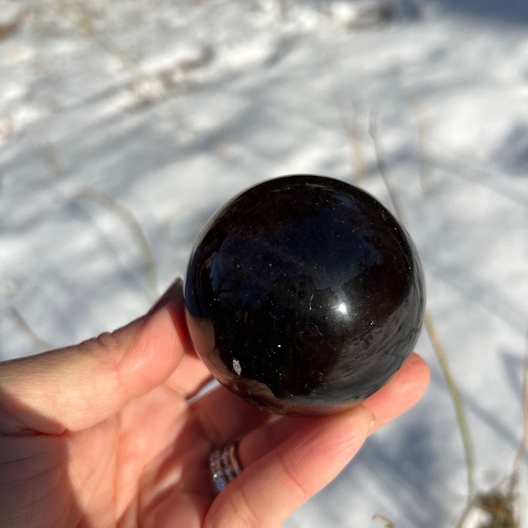 Smoky (3) quartz sphere | crystal - Picture 15 of 15